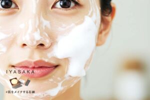 角質ケアにぴったりな、洗顔石鹸のきめ細かく弾力のある泡