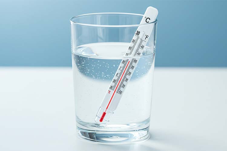 混合肌の洗顔に適した温度。32~36℃のぬるま湯がおすすめ。