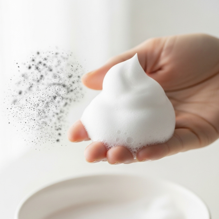 40代肌 濃密泡比較